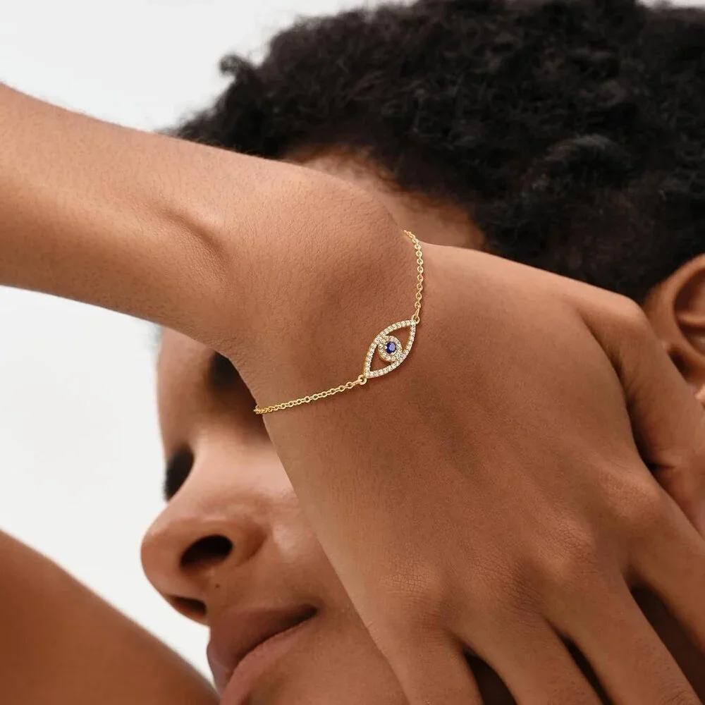 Women's 14K Gold Plated Dainty Chain Simple Jewellery Cute Handmade Bracelet